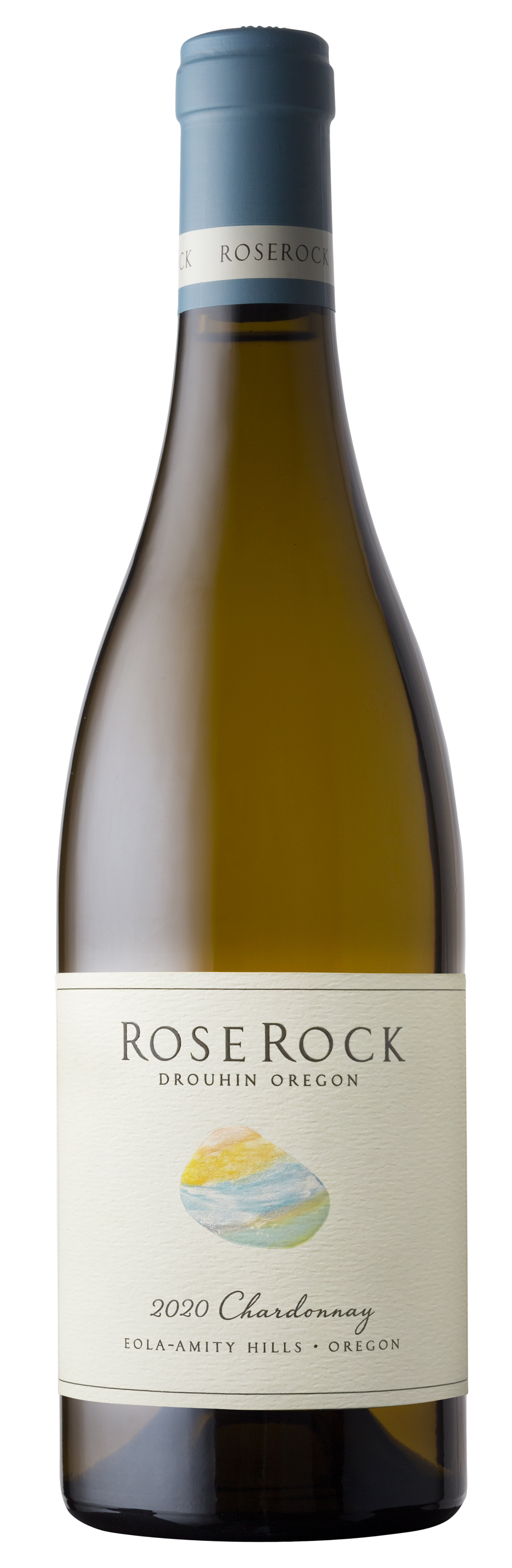 Bottle of 2020 Roserock Chardonnay
